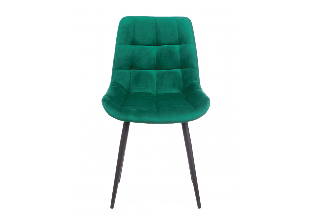 фото стул вращающийся на металлокаркасе woodville челси 360 к зеленый (zd 667) / черный 632516 | 220svet.ru