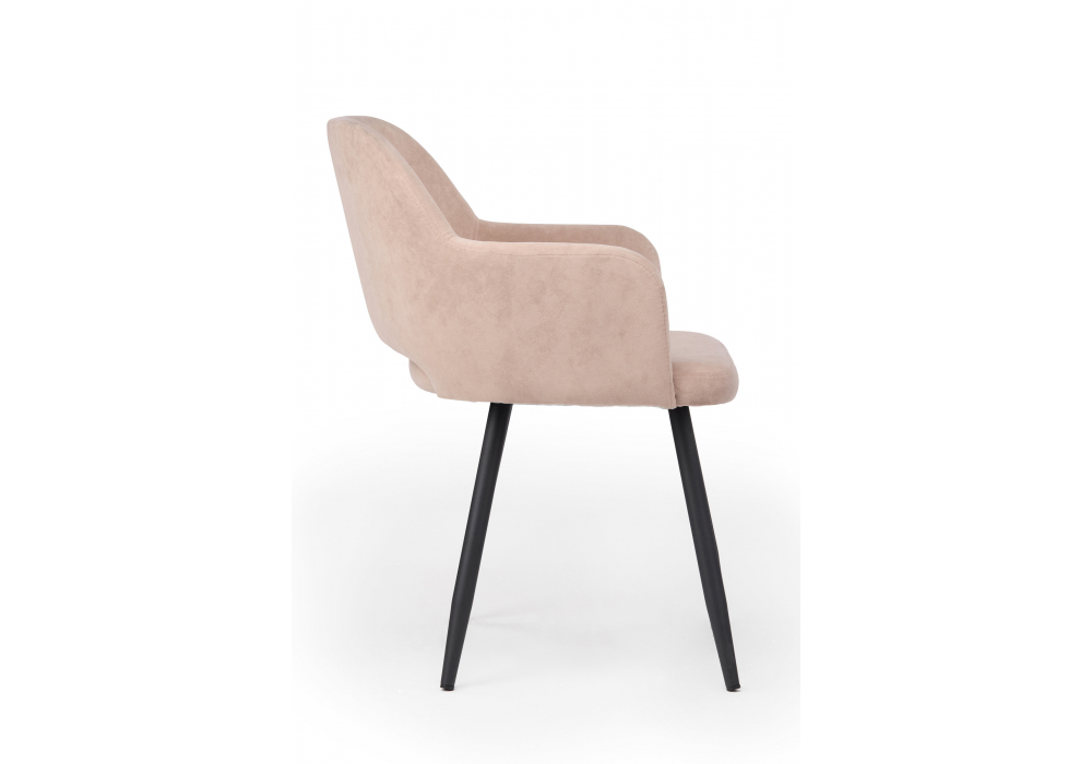 фото стул вращающийся на металлокаркасе woodville эолин 360 латте (glory 10) / черный 631703 | 220svet.ru