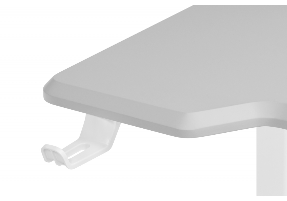 фото компьютерный стол с подъемным механизмом woodville маркос 120х75 тауп / белый 614598 | 220svet.ru