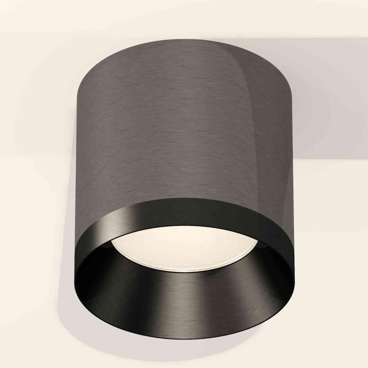 фото комплект накладного светильника ambrella light techno spot xs7403002 dch/pbk черный хром/черный полированный (c7403, n7031) | 220svet.ru