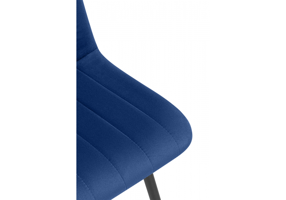 фото стул на металлокаркасе woodville дани синий (zd 798) / черный np 632304 | 220svet.ru