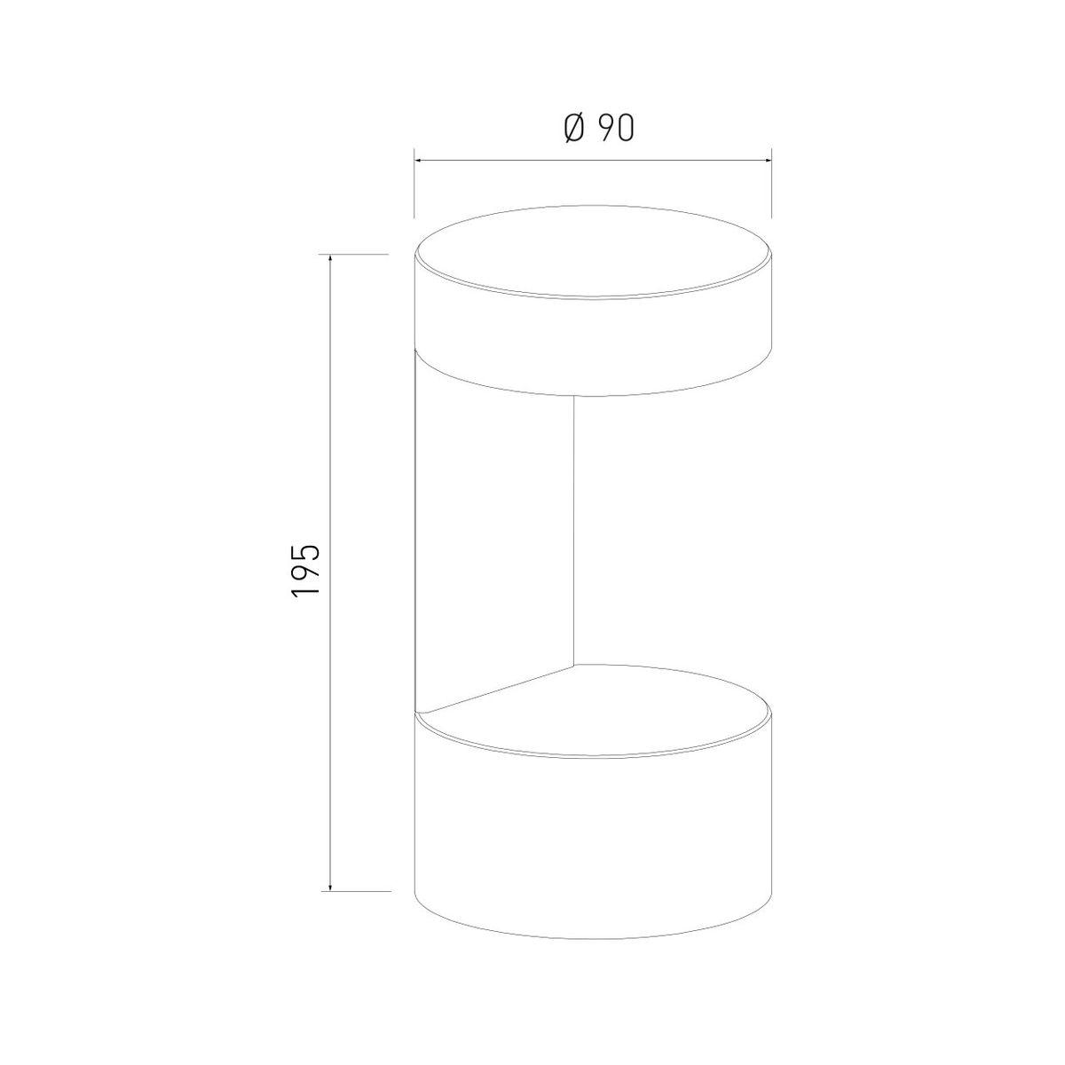 фото уличный настенный светодиодный светильник elektrostandard nimbus 1540 techno led черный a053451 | 220svet.ru