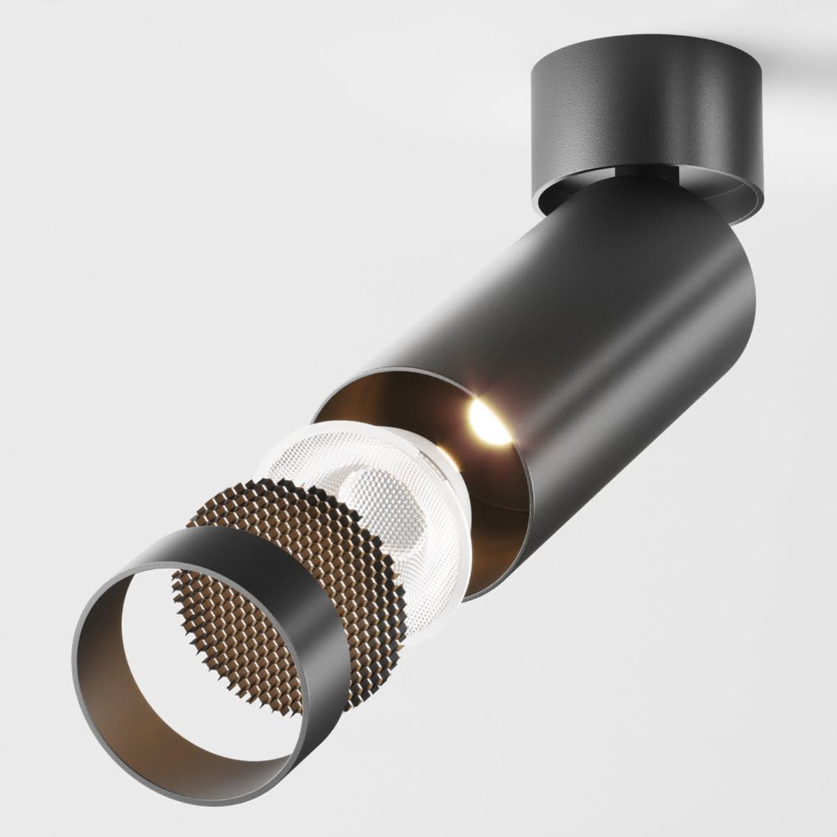 фото потолочный светодиодный светильник maytoni technical focus led c055cl-l12b3k-w-b | 220svet.ru
