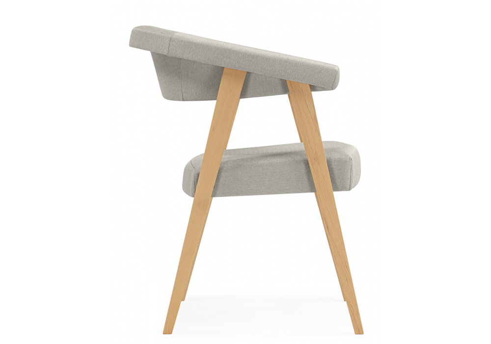 фото стул деревянный woodville невада 2 натуральное дерево / ткань 135 664666 | 220svet.ru