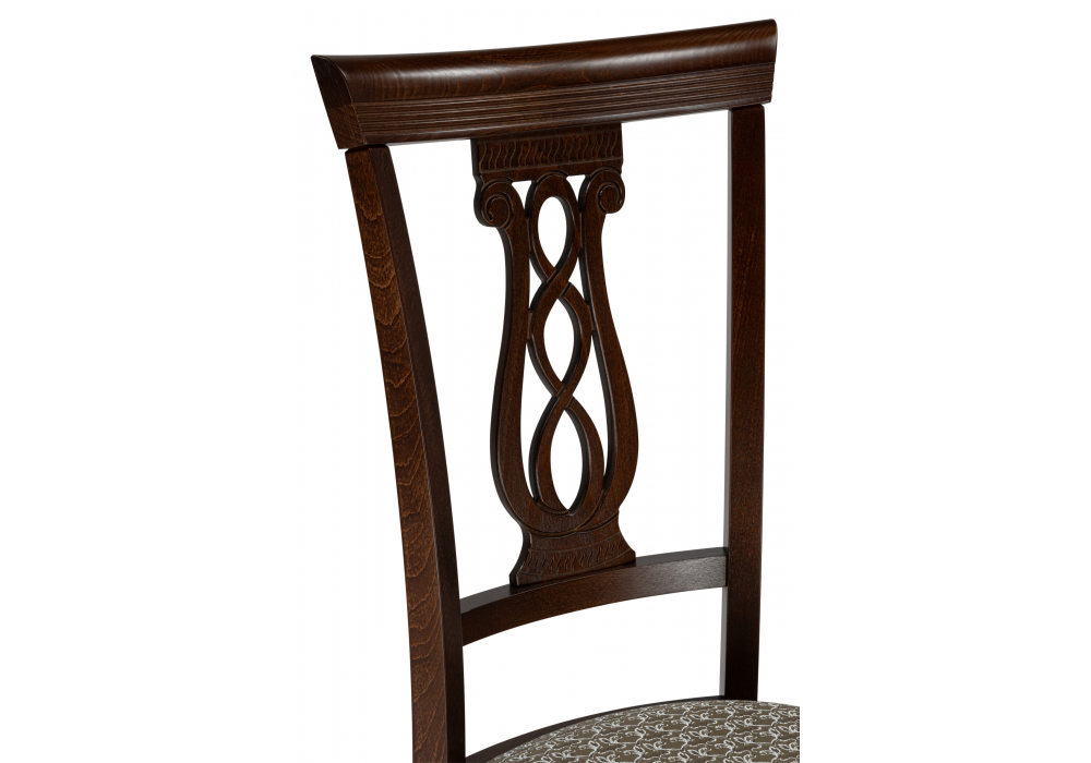 фото стул деревянный woodville флавиан лоди карамель / орех темный 639331 | 220svet.ru