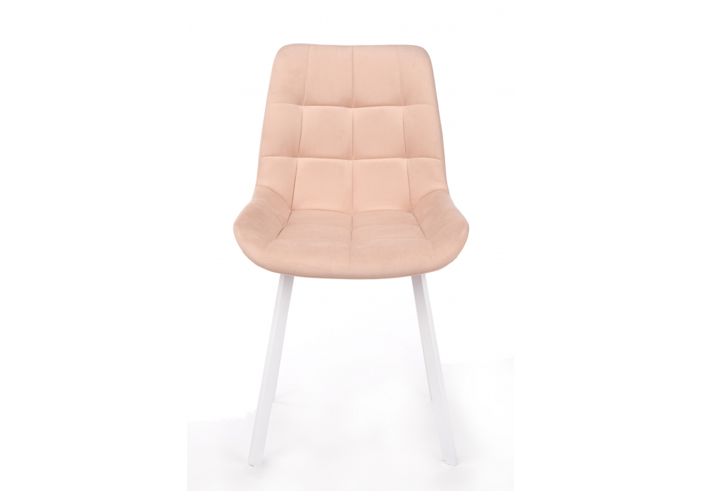 фото стул на металлокаркасе woodville челси п бежевый (zd 210) / белый np 632472 | 220svet.ru