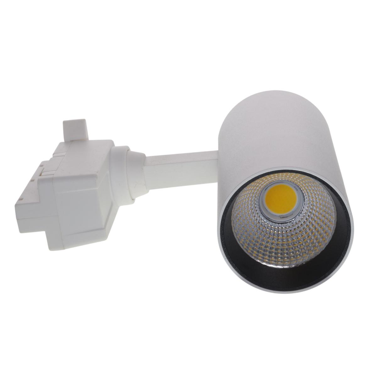 фото трековый светодиодный светильник volpe ulb-q277 20w/4000к white ul-00008048 | 220svet.ru