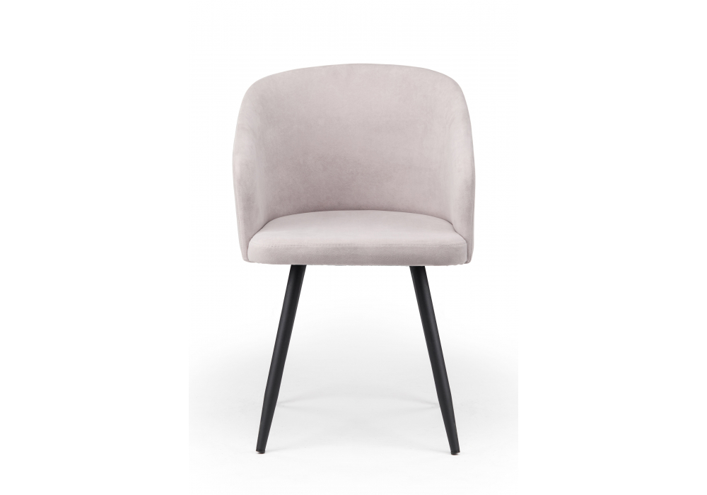 фото стул на металлокаркасе woodville монер 360 светло-серый (glory 36) / черный 632643 | 220svet.ru