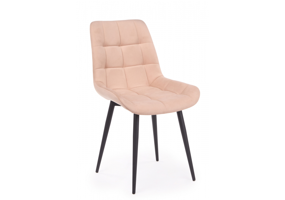 фото стул вращающийся на металлокаркасе woodville челси 360 к бежевый (zd 210) / черный 632480 | 220svet.ru