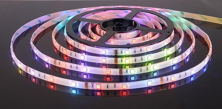 фото светодиодная влагозащищенная лента elektrostandard 7,2w/m 30led/m 5050smd rgb 5m a027836 | 220svet.ru