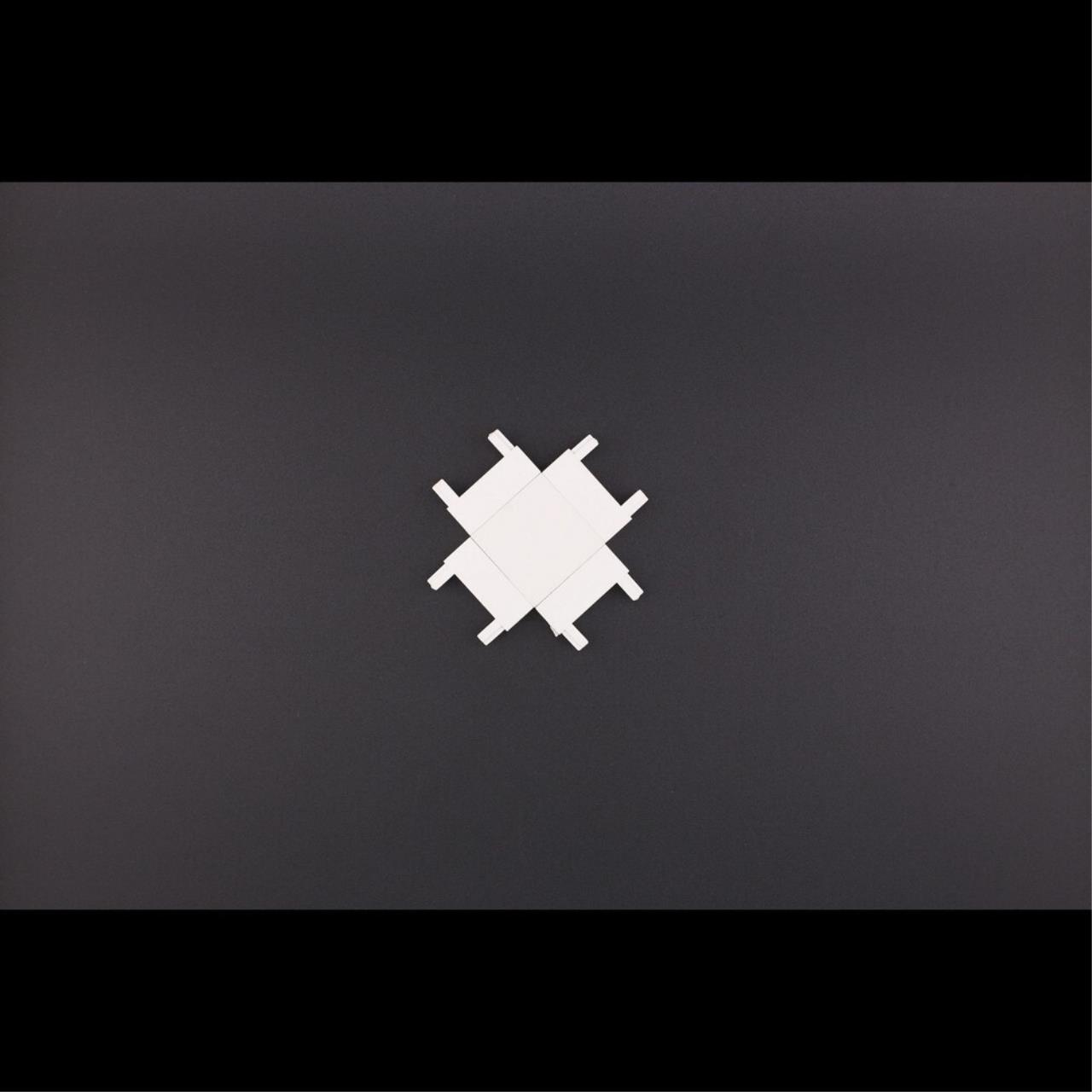 фото коннектор питания х-образный aployt magnetic track 48 apl.0181.10.06 | 220svet.ru