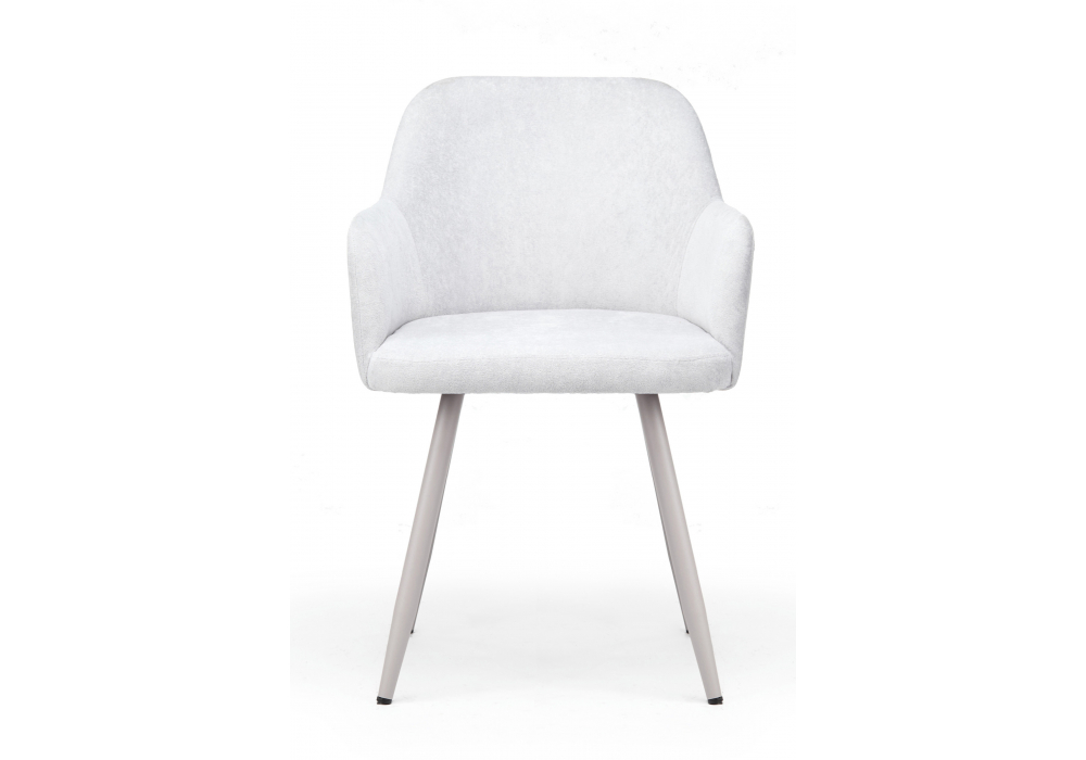 фото стул на металлокаркасе woodville инфини светло-серый (ocean 021) / серый 631778 | 220svet.ru