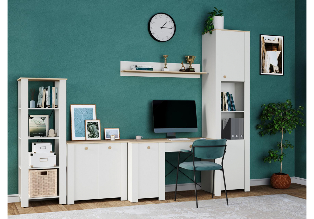 фото полка woodville джастин дуб белый exclusive ow d4430 564841 | 220svet.ru