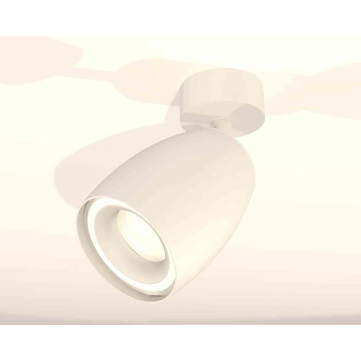 фото комплект накладного светильника ambrella light techno spot xm1122003 swh белый песок (a2202, c1122, n7110) | 220svet.ru