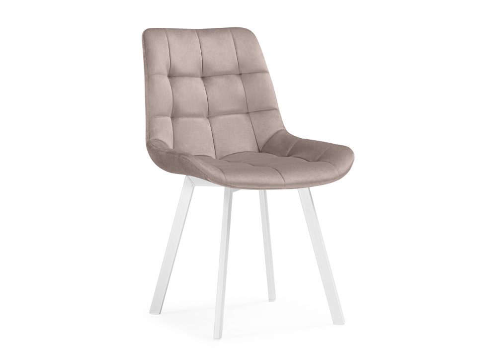 фото стул крутящийся woodville челси 360 латте (zd 290) / белый 626086 | 220svet.ru