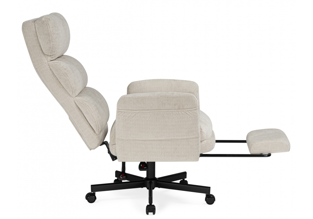 фото офисное кресло woodville restore бежевый / черный 15946 | 220svet.ru