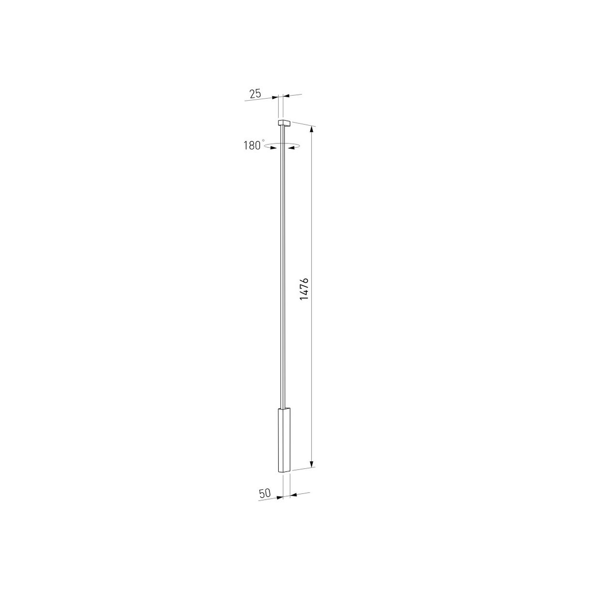 фото настенный светодиодный светильник elektrostandard alto led черный 4000k 40133/led a069820 | 220svet.ru