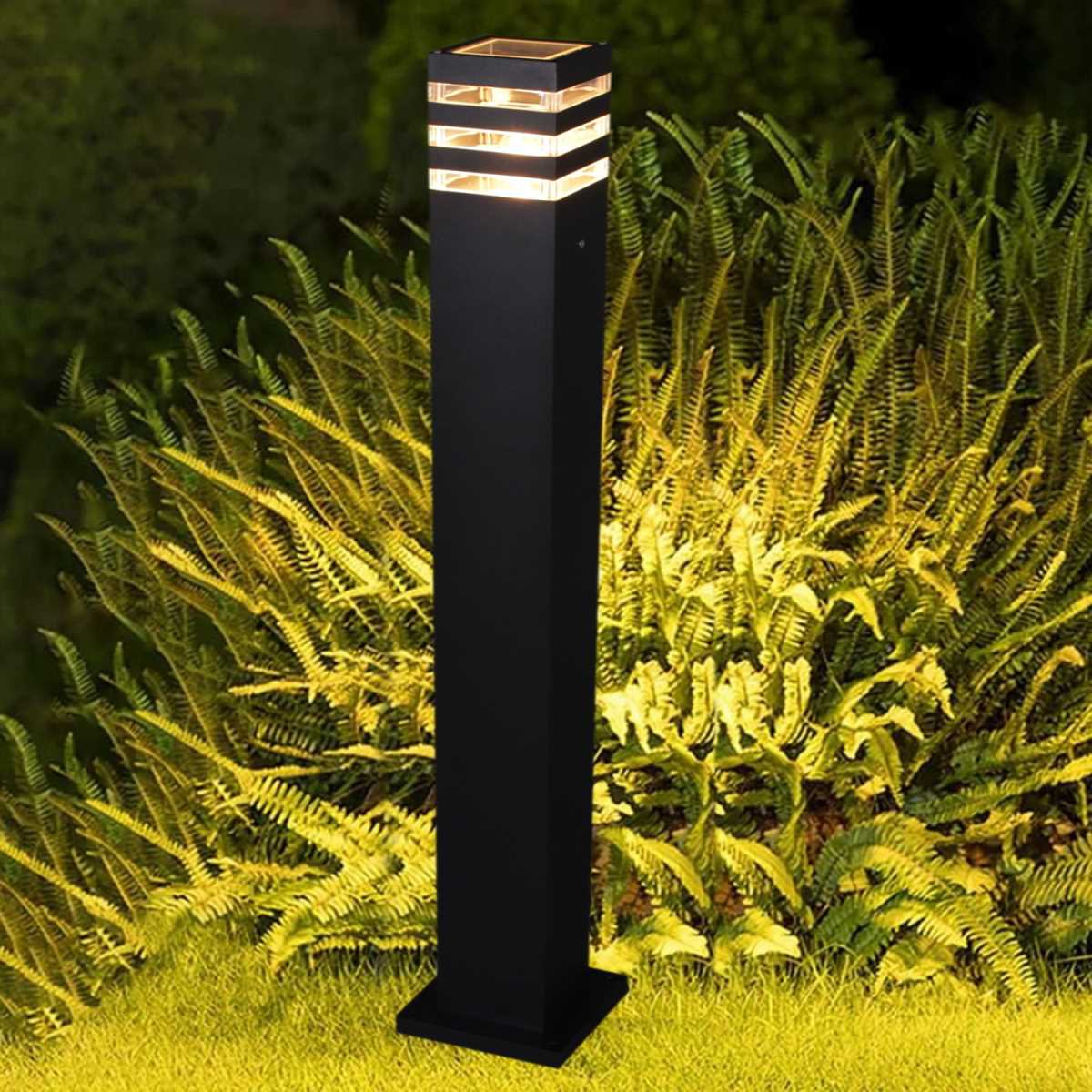 фото уличный светильник reluce 09979-0.7-001kt 1,0m e27 bk | 220svet.ru