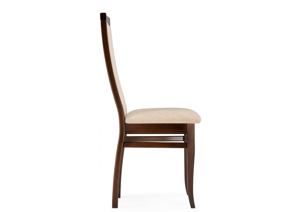 фото стул деревянный woodville давиано велюр тедди 008 / орех темный 639334 | 220svet.ru