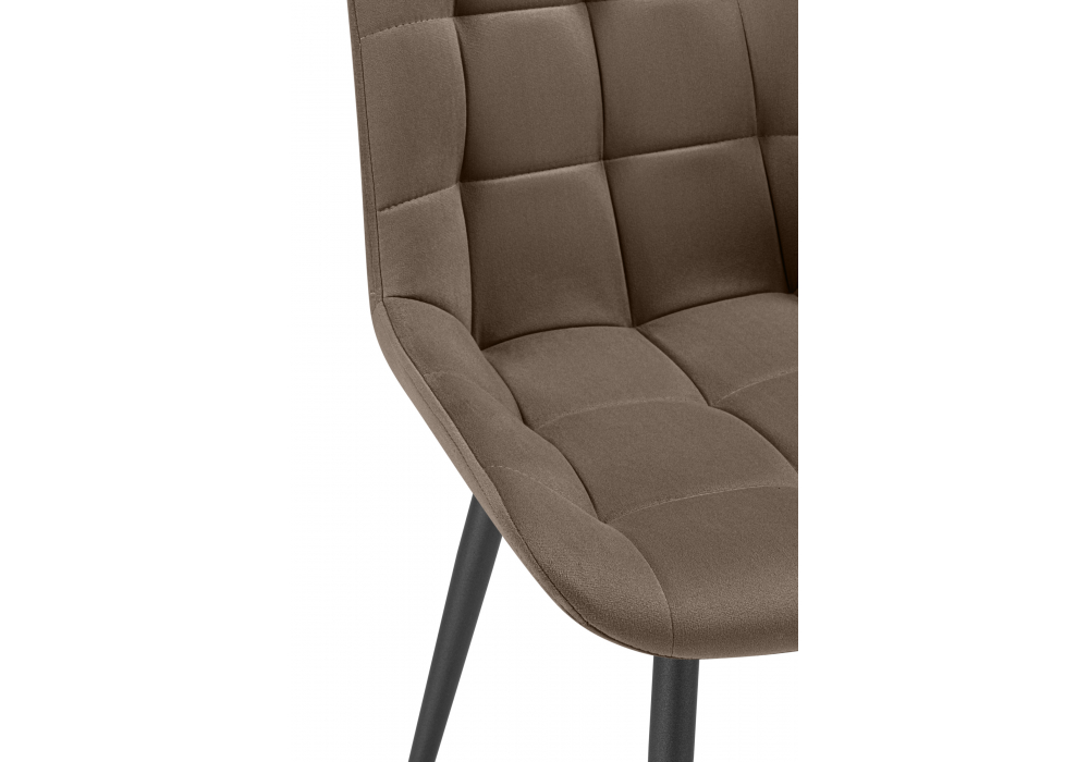 фото стул на металлокаркасе woodville челси к коричневый (zd 233) / черный np 632537 | 220svet.ru