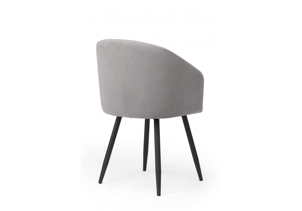 фото стул на металлокаркасе поворотный woodville монер темно-серый (glory 20) / черный 632661 | 220svet.ru