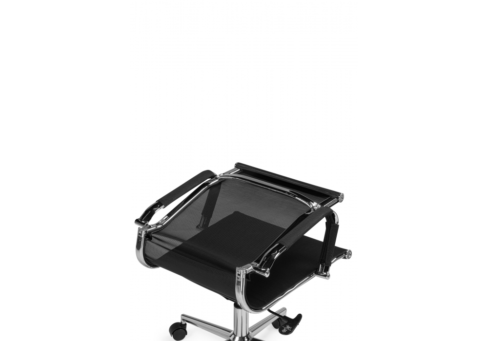 фото компьютерное кресло woodville reus сетка черный / хром 15943 | 220svet.ru