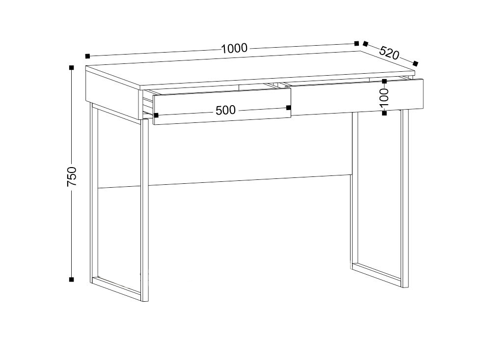 фото письменный стол woodville аделина-4 кашемир / золотой 619416 | 220svet.ru