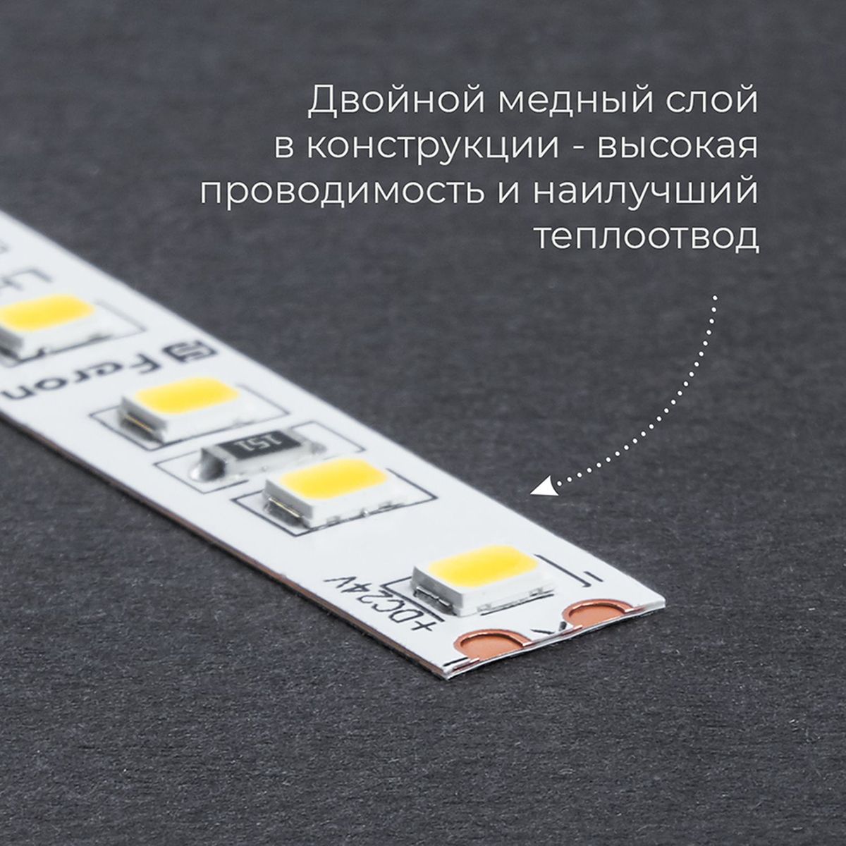 фото светодиодная лента feron 16w/m 180led/m 2835smd 3000к 30m ls502 53089 | 220svet.ru