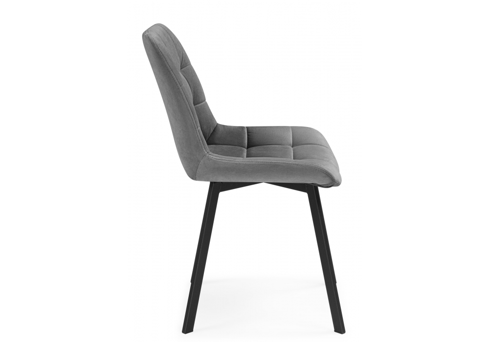 фото стул крутящийся woodville челси 360 светло-серый (zd 960) / черный 626088 | 220svet.ru