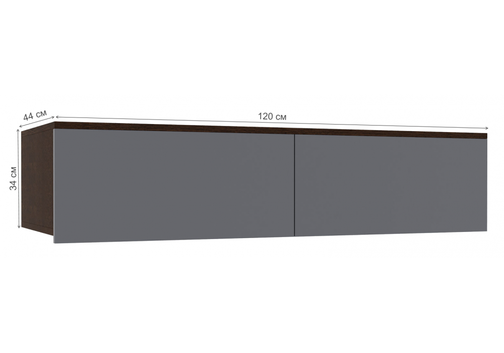 фото прихожая комплектация 2 woodville роут венге / графит софт 596589 | 220svet.ru