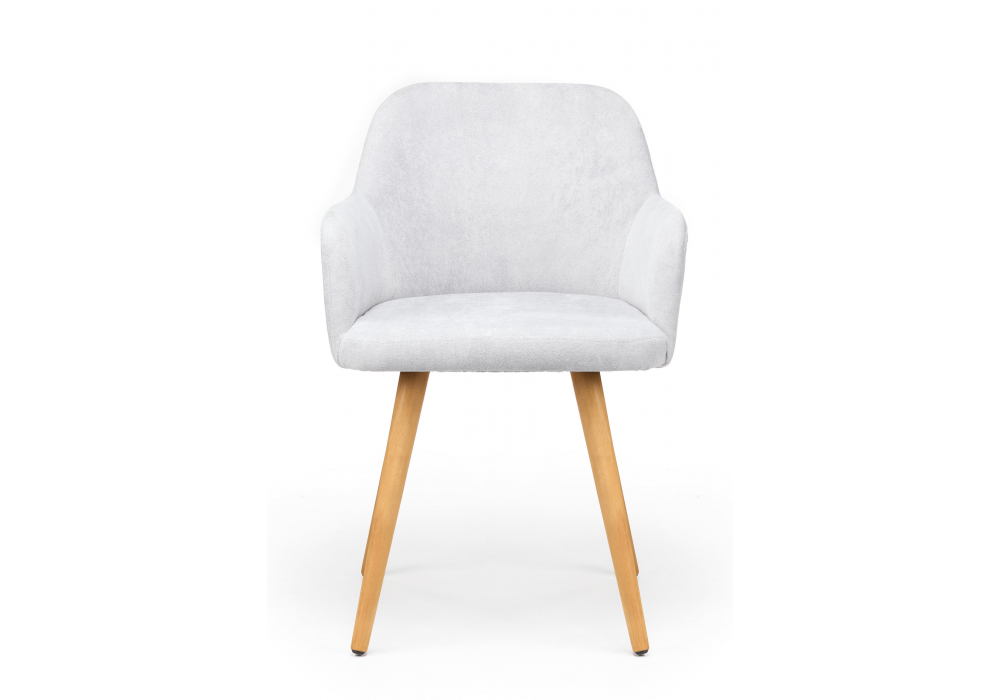 фото стул деревянный woodville инфини 360 светло-серый /светлое дерево 631779 | 220svet.ru