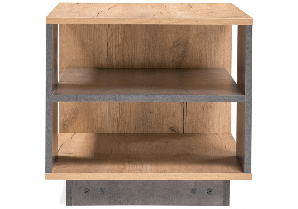 фото журнальный стол woodville арчи дуб золотой craft / камень темный 339643 | 220svet.ru