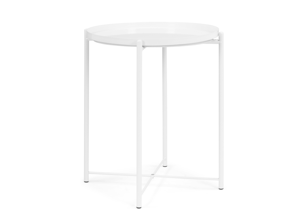 фото журнальный стол woodville tray 1 white 15395 | 220svet.ru