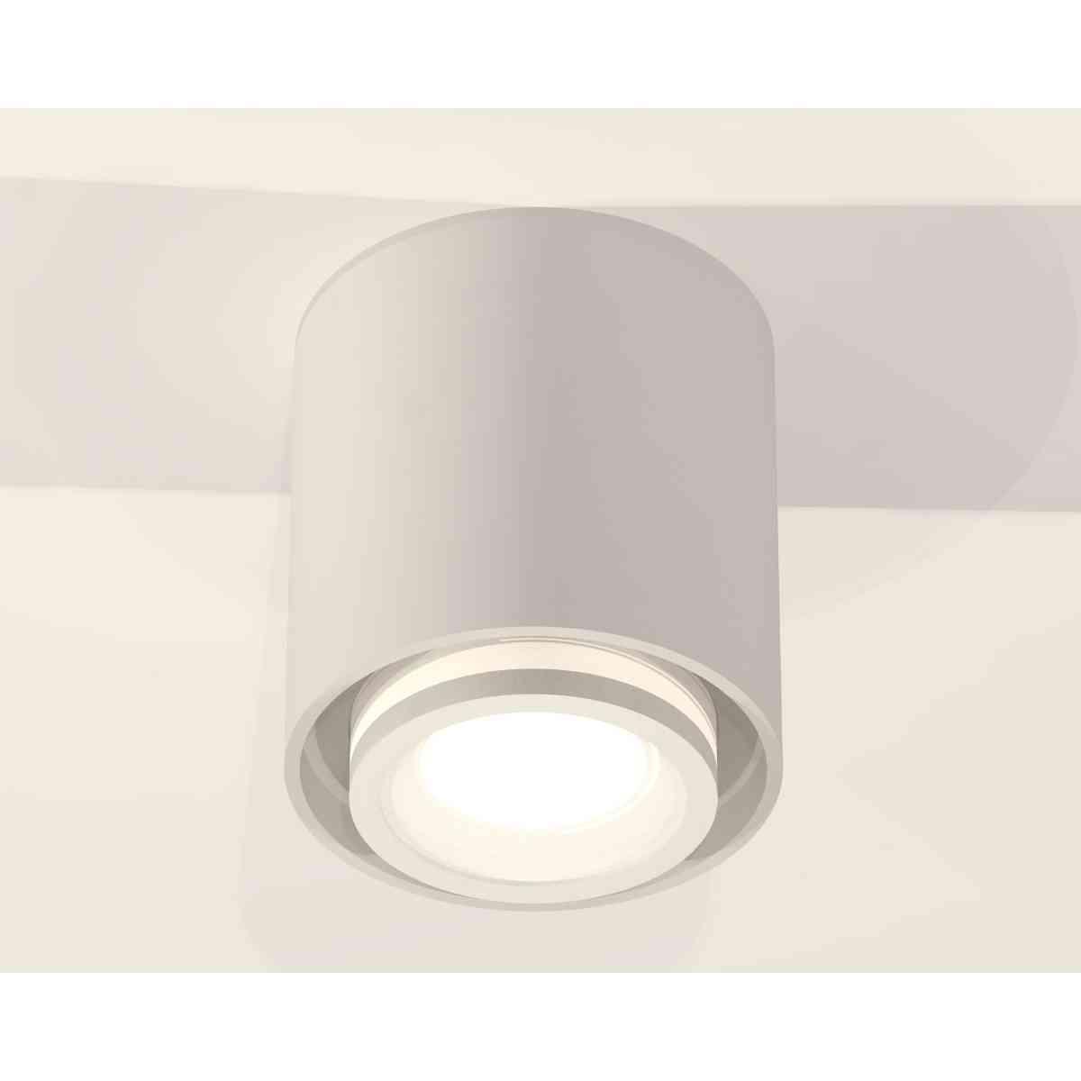 фото комплект накладного светильника ambrella light techno spot xs7722016 swh/fr белый песок/белый матовый (c7722, n7120) | 220svet.ru
