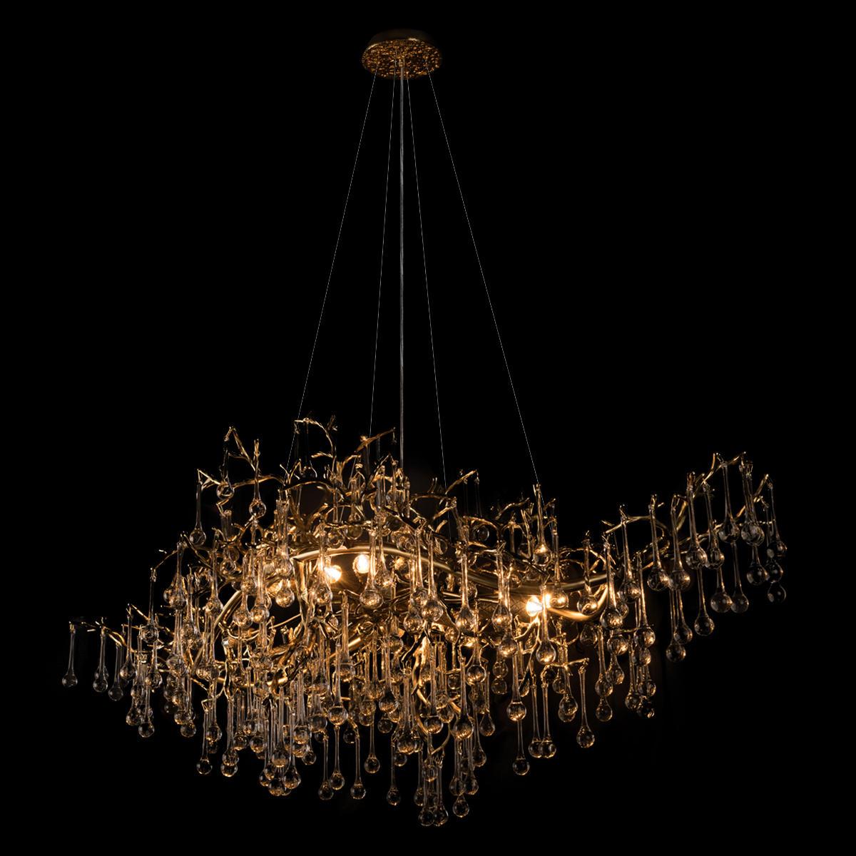 фото подвесная люстра loft it coral 10351/1200l ab | 220svet.ru