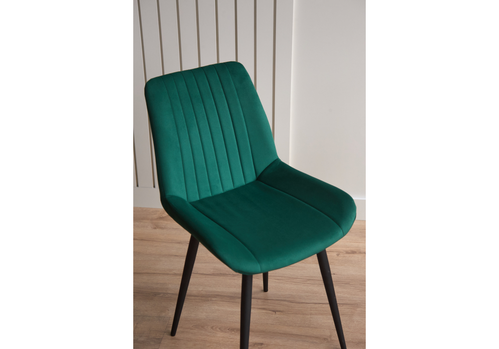 фото стул вращающийся на металлокаркасе woodville седа 360 зеленый (zd 667) / черный 632424 | 220svet.ru