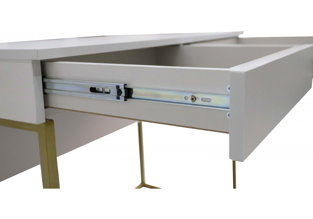 фото письменный стол woodville аделина-4 кашемир / золотой 619416 | 220svet.ru