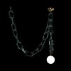 Миниатюра фото подвесной светильник loft it chain 10128c green | 220svet.ru