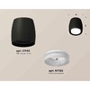 Миниатюра фото комплект накладного светильника ambrella light techno spot xs1142041 sbk/fr черный песок/белый матовый (c1142, n7165) | 220svet.ru