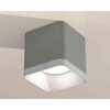 Миниатюра фото комплект накладного светильника ambrella light techno spot xs7807001 sgr/swh серый песок/белый песок (c7807, n7701) | 220svet.ru