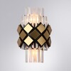 Миниатюра фото настенный светильник arte lamp amelia a1039ap-2bk | 220svet.ru