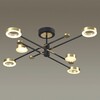 Миниатюра фото потолочная светодиодная люстра odeon light denzel 4321/55cl | 220svet.ru