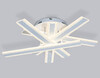 Миниатюра фото настенно-потолочный светодиодный светильник с пультом ambrella light acrylica fa8903 | 220svet.ru