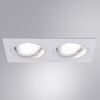 Миниатюра фото встраиваемый светильник arte lamp tarf a2178pl-2wh | 220svet.ru