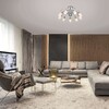 Миниатюра фото потолочная люстра eurosvet ginevra 22080/9 хром | 220svet.ru