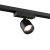 Миниатюра фото светильник светодиодный однофазный трехжильный трековый novotech solette 359808 черный | 220svet.ru