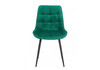 Миниатюра фото стул на металлокаркасе woodville челси к зеленый (zd 667) / черный 632513 | 220svet.ru