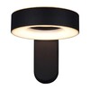 Миниатюра фото уличный светильник reluce 86869-9.2-001jh led2*12w bk | 220svet.ru