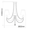Миниатюра фото подвесная люстра mw-light федерика 684010305 | 220svet.ru