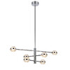 Миниатюра фото люстра mx22030002-6a chrome/clear delight collection | 220svet.ru